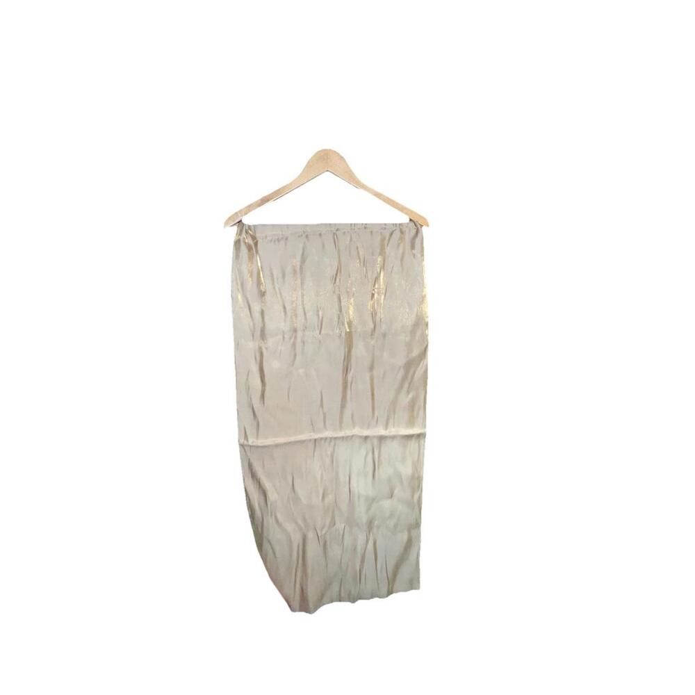 72"x18" Gold‎ Metallic Silk-Look Rectangle Table Runner | Elegant Home Decor